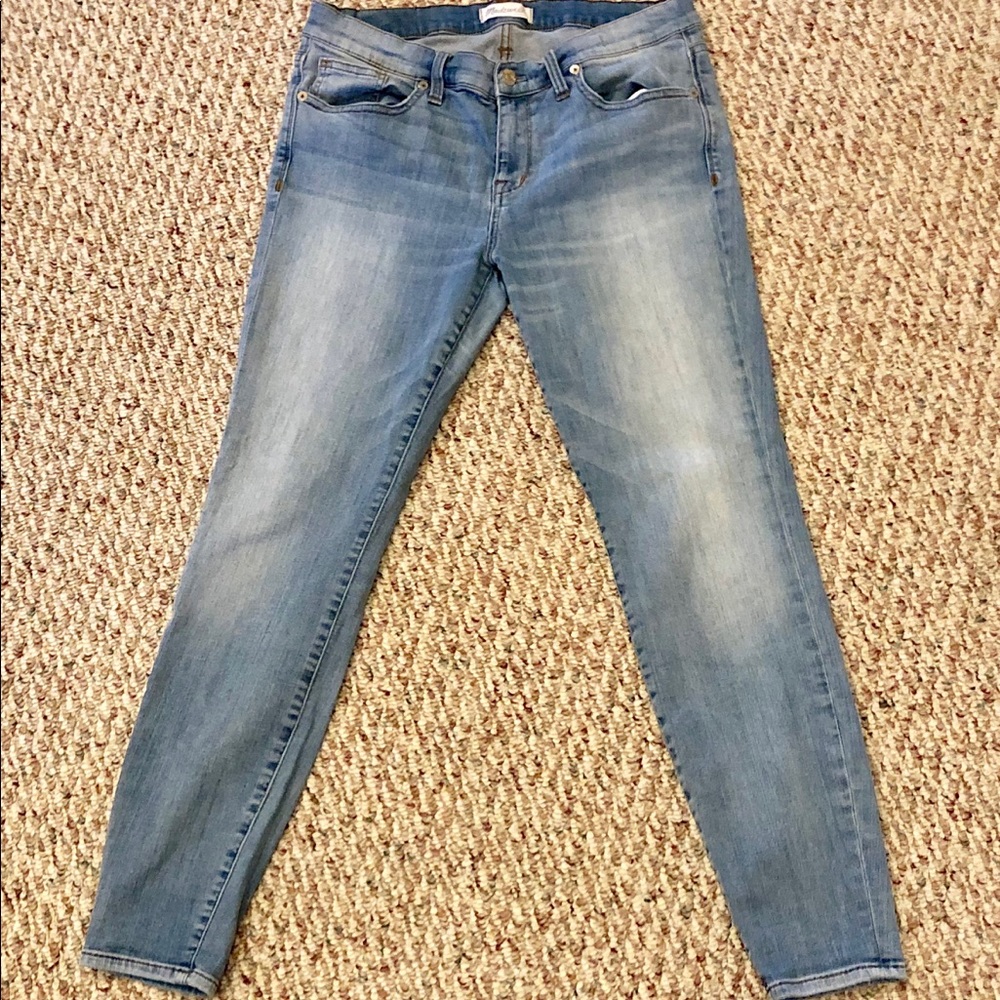 Madewell Skinny Stretch Light Wash Jeans